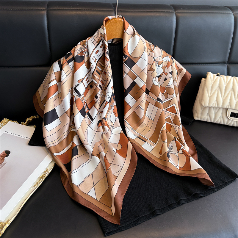 Silk Scarf Square - وشاح حريري مربع جديد لعام 2026