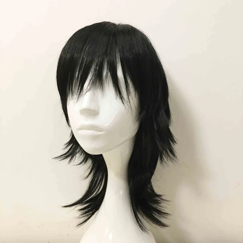 باروكة شعر مستقيمة متوسطة الطو - مراجعة Women'S Emo Accessories وسعره